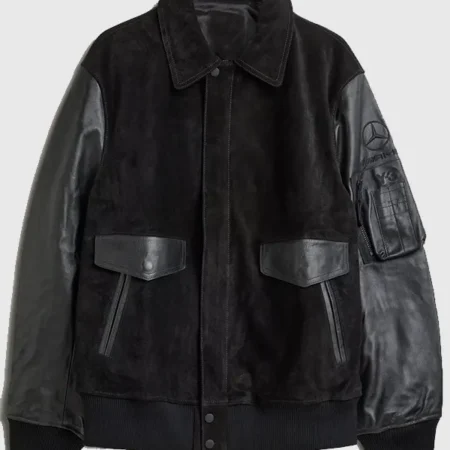 Y-3 x Mercedes Adidas Leather Racing Jacket - Danezon