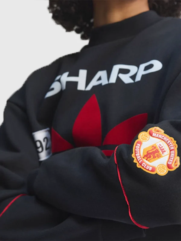 Adidas Manchester United 90s Season Crewneck Sweatshirt