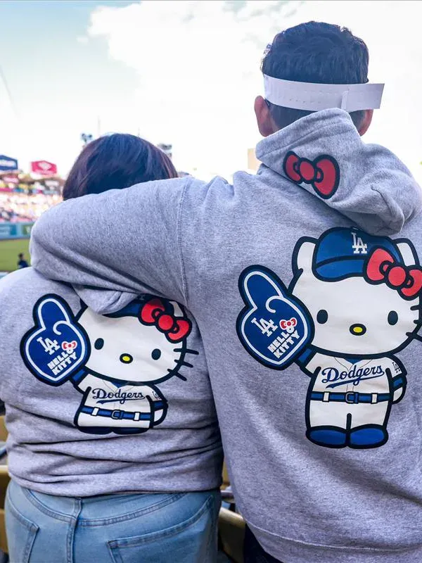 Dodgers Hello Kitty Hoodie | Hello Kitty Dodgers Hoodie