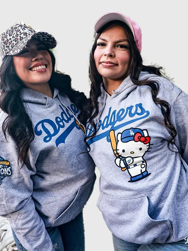 Dodgers Hello Kitty Hoodie | Hello Kitty Dodgers Hoodie
