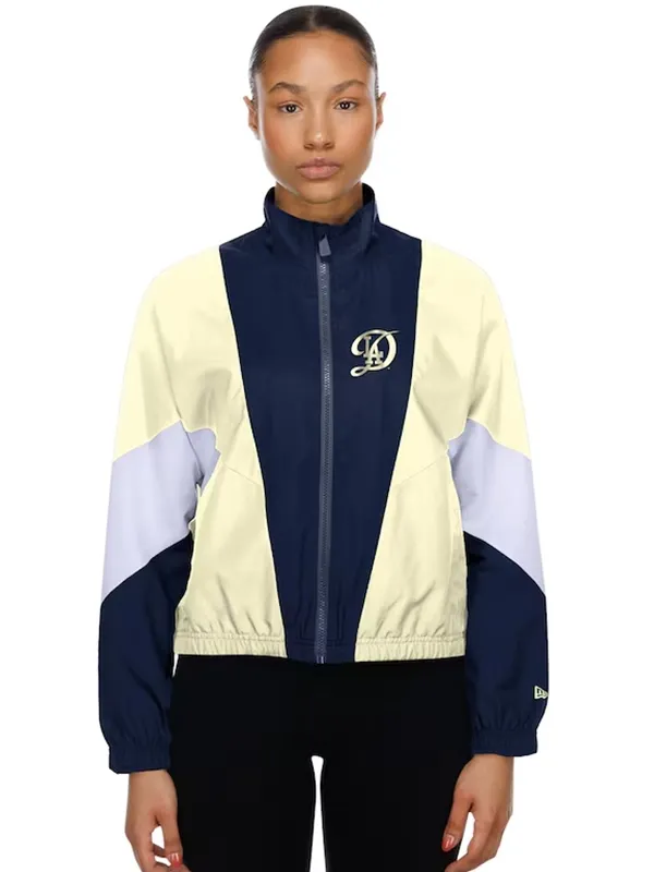 New Era Leisure City Connect Dodgers Windbreaker Jacket