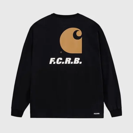 Bristol ブラック 長袖シャツ Carhartt WIP x F.C. Real Bristol Pocket Long-Sleeve T-Shirt