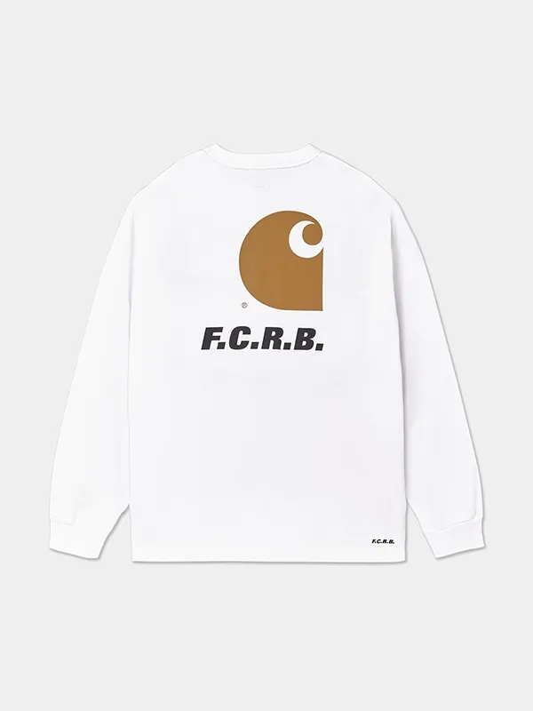 XL白　CARHARTT WIP x FCRB L/S POCKET TEE Carhartt WIP x F.C. Real Bristol Pocket Long-Sleeve T-Shirt