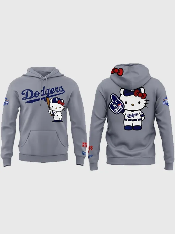 Dodgers Hello Kitty Hoodie | Hello Kitty Dodgers Hoodie