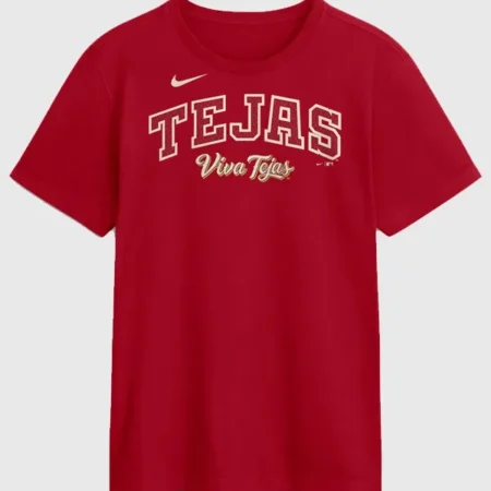 Texas Rangers Nike Red 2026 City Connect Wordmark T-Shirt