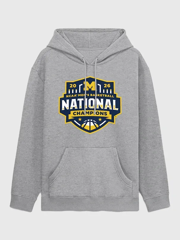 NCAA Basketball Michigan Wolverines National Champions Hoodie