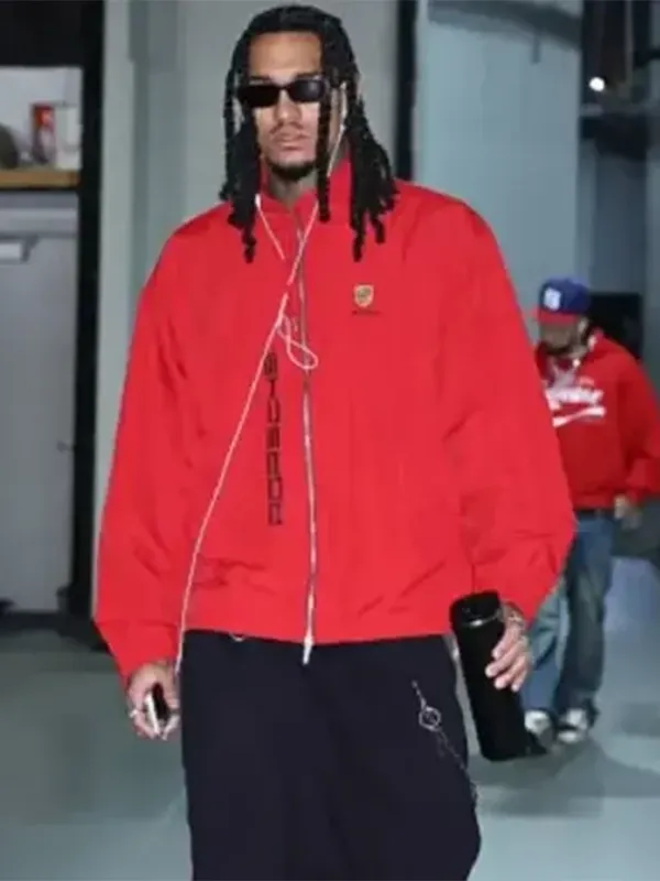 Jordan Clarkson 2026 NBA Red Porsche Jacket - Danezon