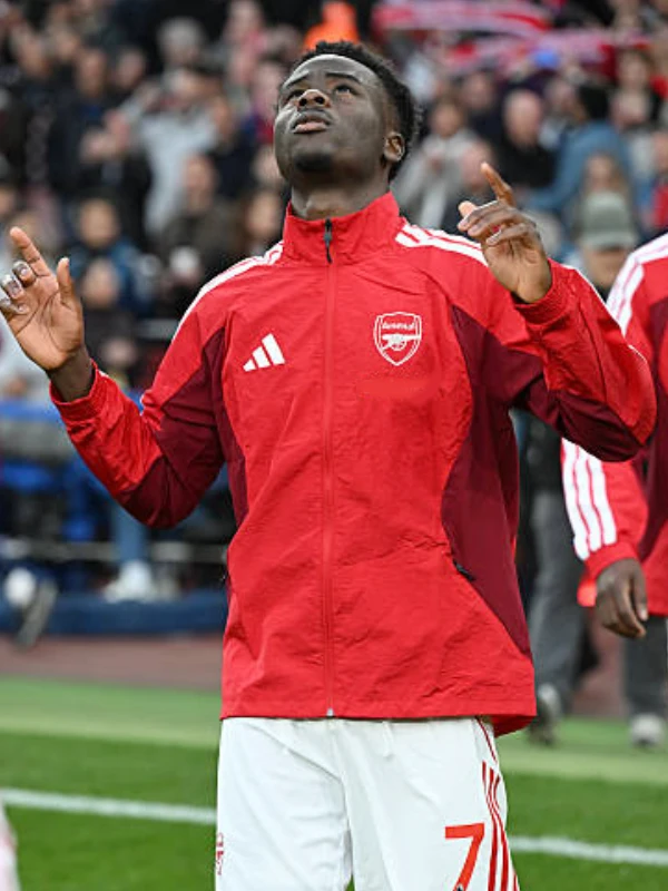 Arsenal FC Home Anthem Red Zipper Jacket 26/27