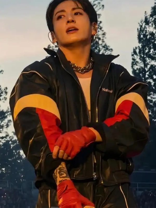 BTS World Tour Stanford Nahmias Leather Jacket Jungkook