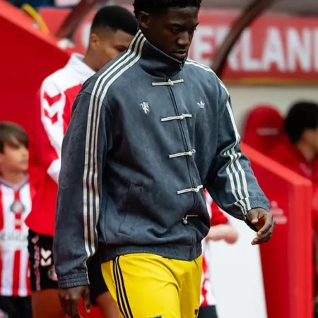 Manchester United Adidas Chinese New Year Jacket - Grey