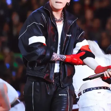 BTS World Tour Stanford Nahmias Leather Jacket Jungkook