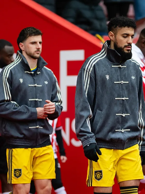 Manchester United Adidas Chinese New Year Jacket - Grey