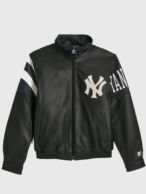 Yankees STARTER スタジャン　レザージャケット　y2k 50周年 NY Yankees Jordan Clarkson Vintage Jacket – Buy Now