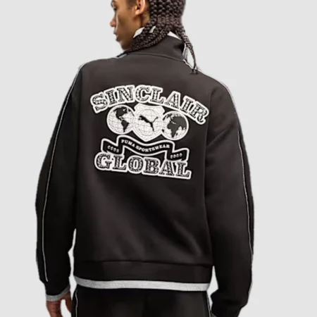 PUMA x SINCLAIR 2026 T7 Black Track Jacket Unisex - Danezon