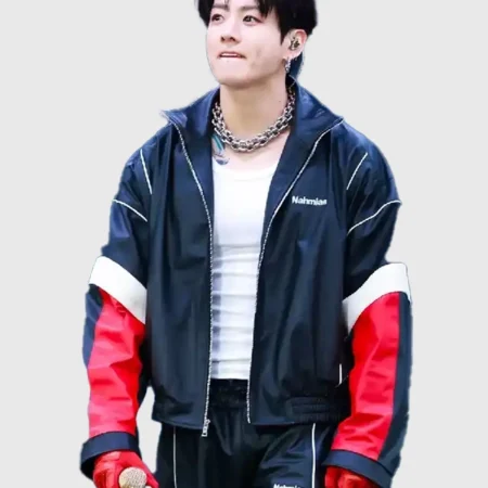 BTS World Tour Stanford Nahmias Leather Jacket Jungkook