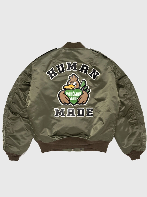 Unisex Pokémon x Human Made Satin Bomber Jacket – Buy Now