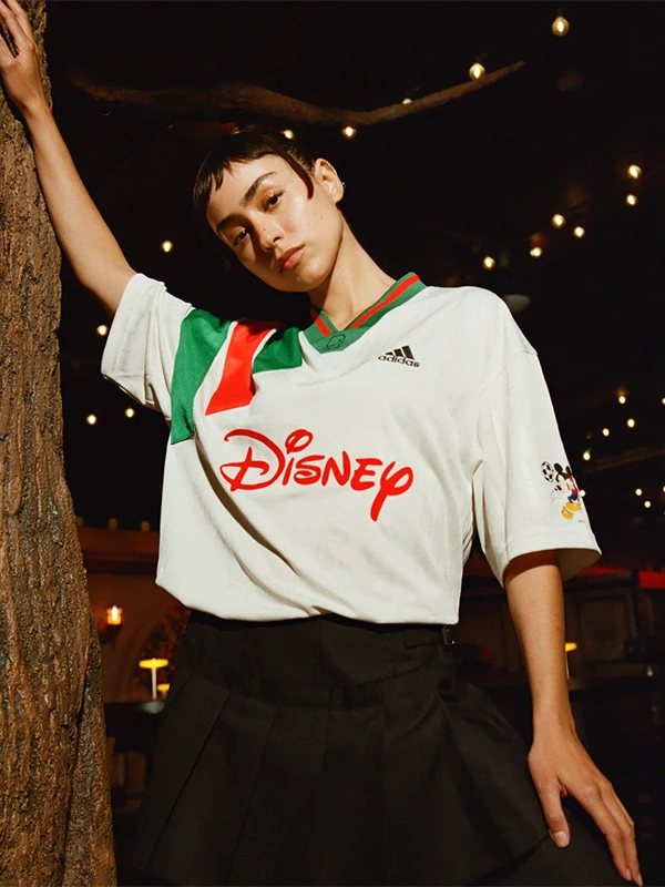 2026 adidas x Brain Dead x Disney Jacquard Soccer White Jersey