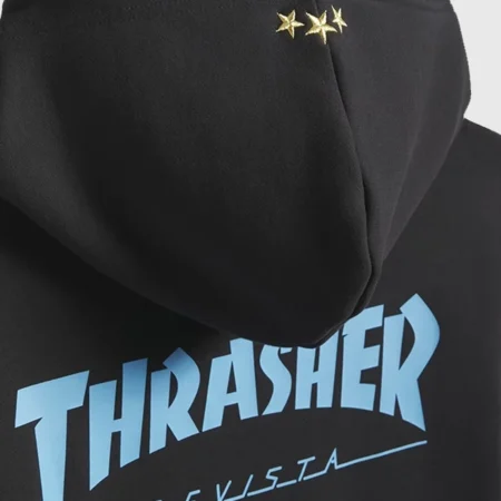 Adidas Argentina x Thrasher FIFA World Cup 2026 Black Hoodie
