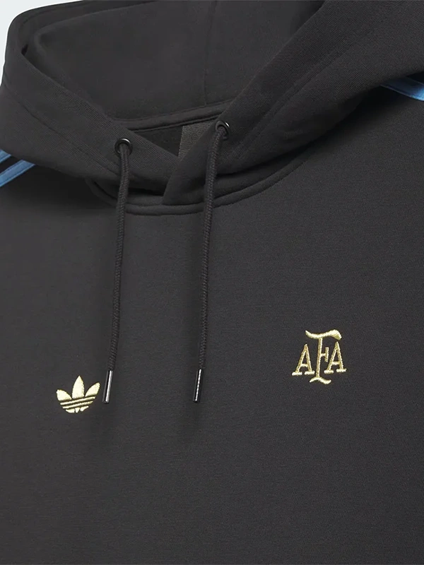 Adidas Argentina x Thrasher FIFA World Cup 2026 Black Hoodie