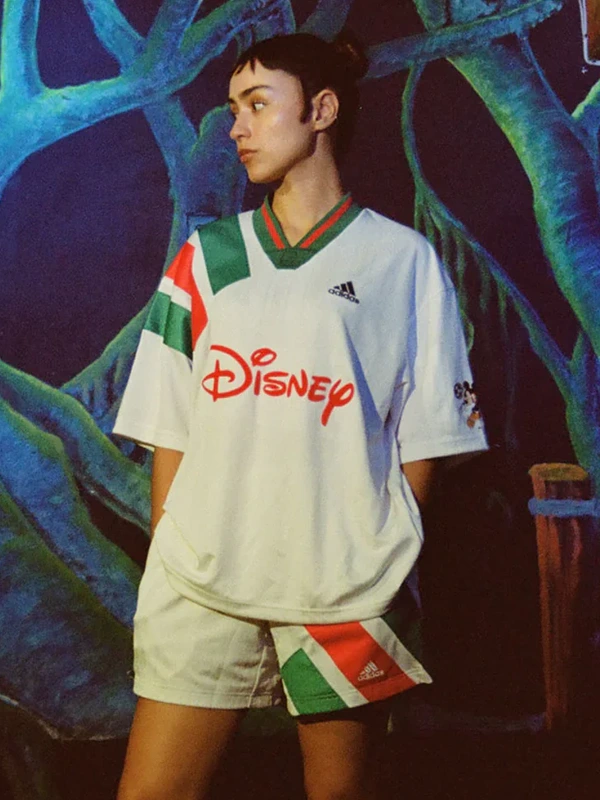 2026 adidas x Brain Dead x Disney Jacquard Soccer White Jersey