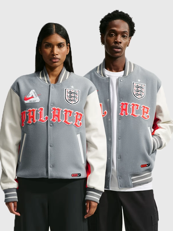Palace x Nike England Unisex College Varsity Jacket