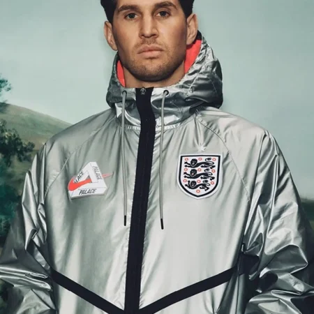Nike Palace ジャケット グレー/蛍光イエロー　上がXXL下がXL Nike x Palace England Anthem Jacket FIFA World Cup 2026