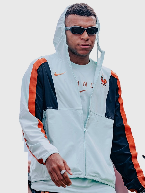 France Dri-FIT Football Woven Jacket - France 2026 Whtie Jacket