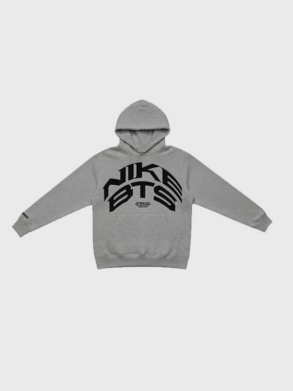 bts フーデイ JHope Nike x BTS Hoodie - JHope Nike BTS Grey Fleece Hoodie