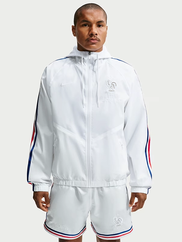 Nike Jacquemus France Anthem Jacket - White Jacquemus Jacket