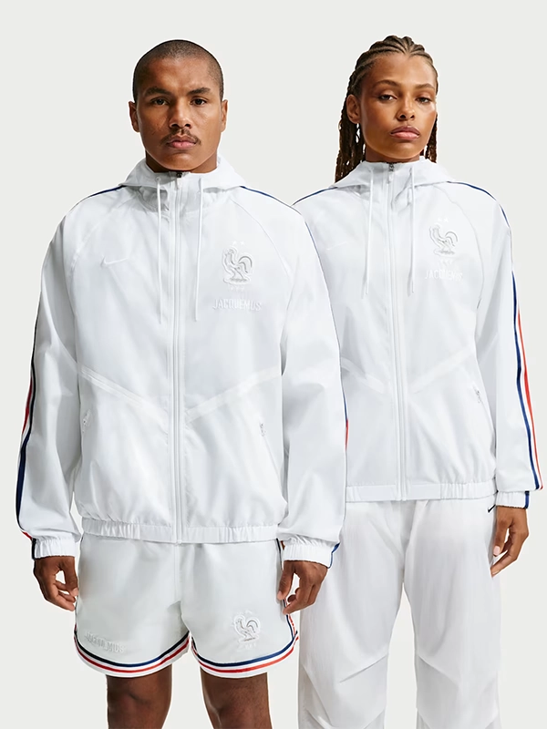 Nike Jacquemus France Anthem Jacket - White Jacquemus Jacket