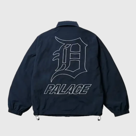 Palace Skateboards x Detroit Tigers 2026 Blue Coach Jacket