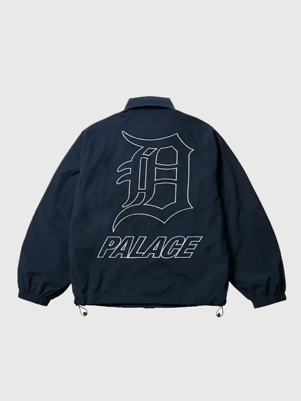 Palace Skateboards x Detroit Tigers 2026 Blue Coach Jacket