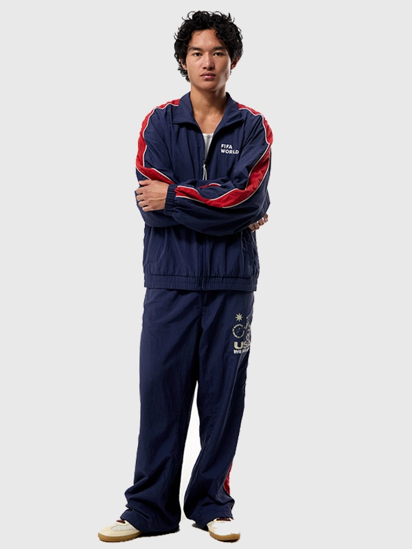 FIFA World Cup 2026 Team USA Unisex Navy Blue Track Jacket