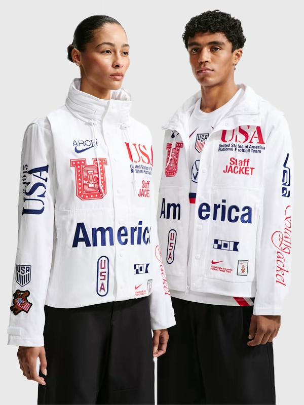 Virgil Abloh Archive x Nike USA Woven Staff Jacket - Unisex