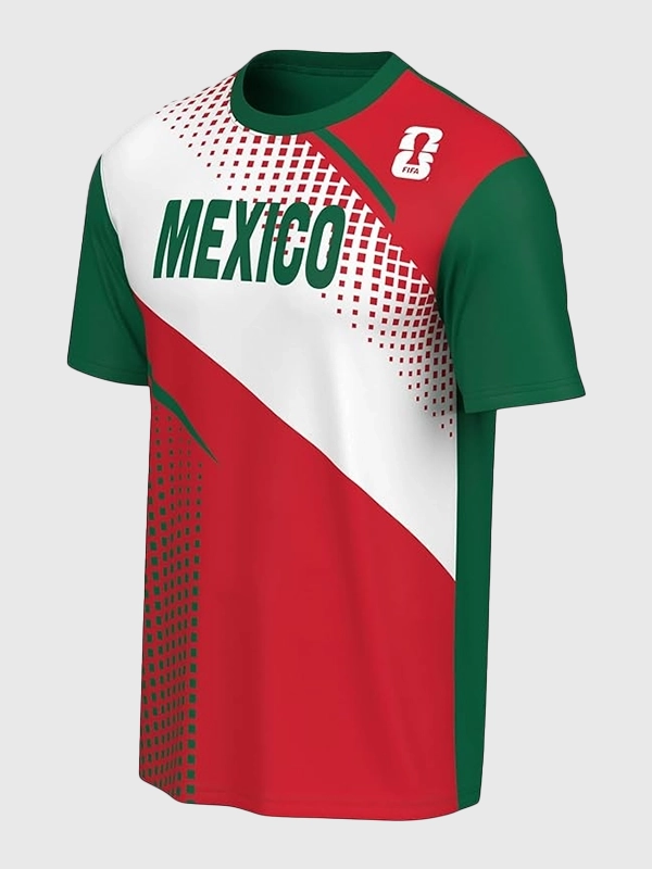 希少！限定品　FIFA World Cup 2026 MEXICO Tシャツ Unisex Short Sleeve Mexico Team World Cup Multicolor T-Shirt