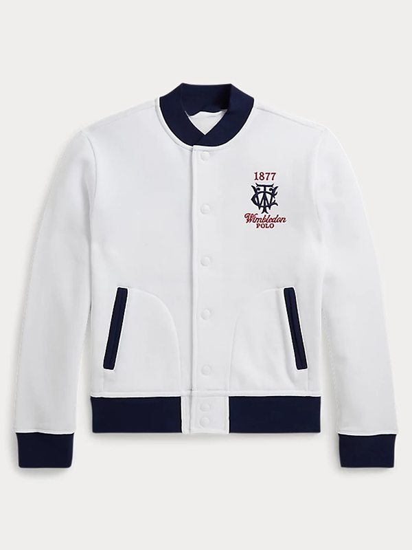 Unisex Polo Ralph Lauren x Wimbledon Fleece Baseball Jacket